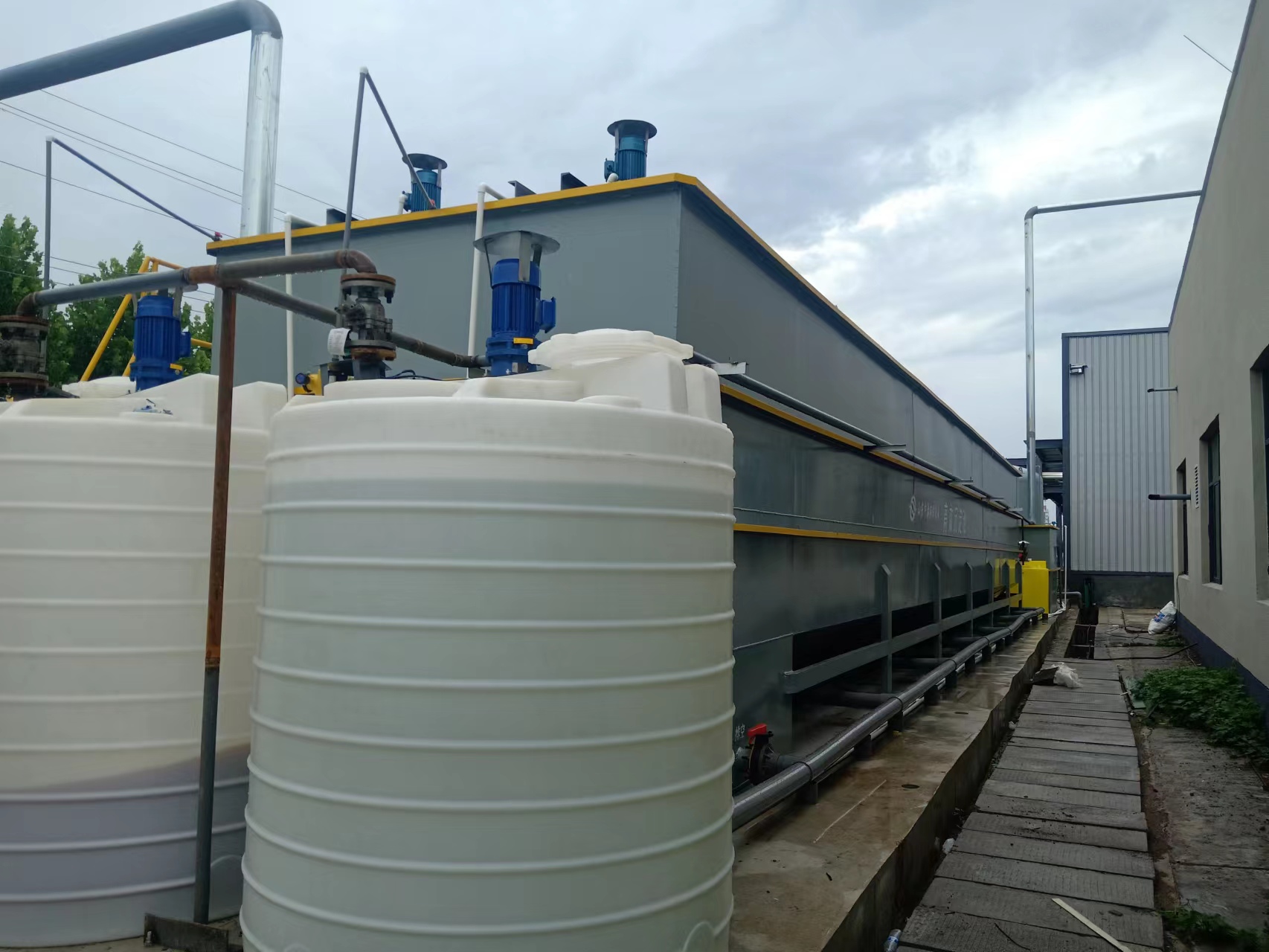 養殖沉淀池+消毒+過濾工程案例