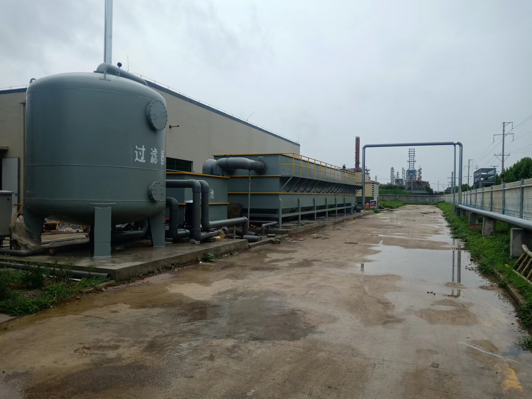 養殖沉淀池+消毒+過濾工程案例